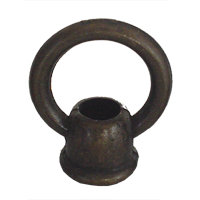 Ringnippel 25mm Gebruneerd